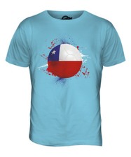CHILE FOOTBALL MENS T-SHIRT TEE TOP GIFT WORLD CUP SPORT
