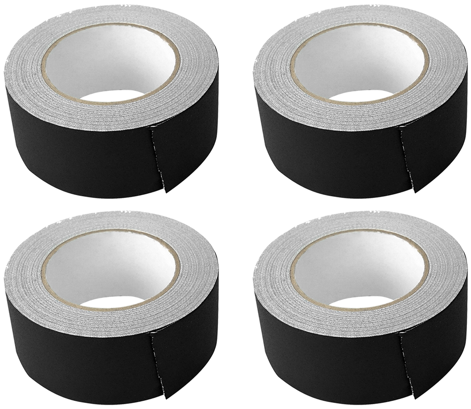 (4) Лента Rolls Rockville Pro Audio/Stage Wire ROCK GAFF Black Gaffers Tape 2x100 футов