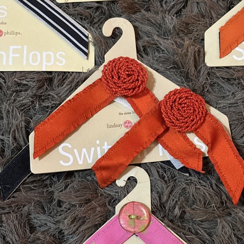 Lindsay Phillips Menge 6 SwitchFlops austauschbare Riemen Größe Small 5/6 - Bild 8 von 8
