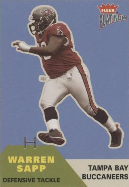 2002 Fleer Platinum Warren Sapp #51 - 1 of 2