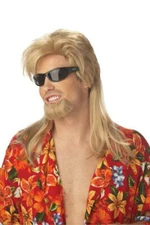 Beach Bro 80's Hillbilly Adult Costume Wig