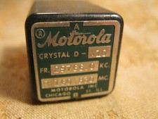 Motorola Quartz Crystal D-M10 FREQUENCY 29766.0 KC CONTROL RADIO R 160.830 MC