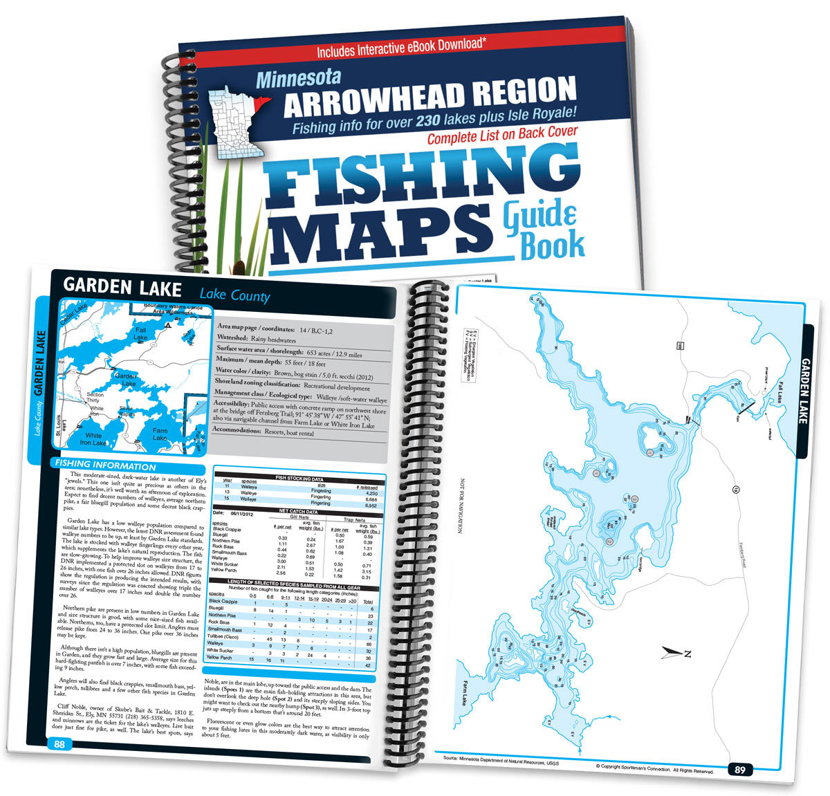 Mapfish карта для рыбалки Миннесота стрелки регион рыбалка карта гид спортсмена соединение eBay
