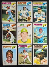 1977 Topps Baseball Star Lot 9 Cards Mike Schmidt Dave Winfield