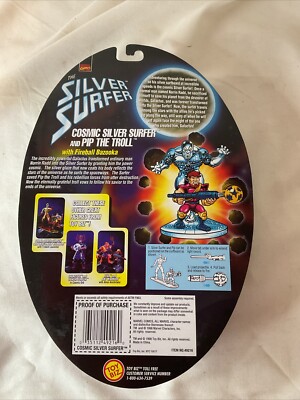 COSMIC POWER ALIEN FIGHTERS シルバーサーファー Alien Fighters Cosmic Power Silver Surfer and Pip The Troll 1998