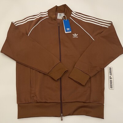 Adidas Adicolor Classics SST Track Jacket Size S Brown | eBay