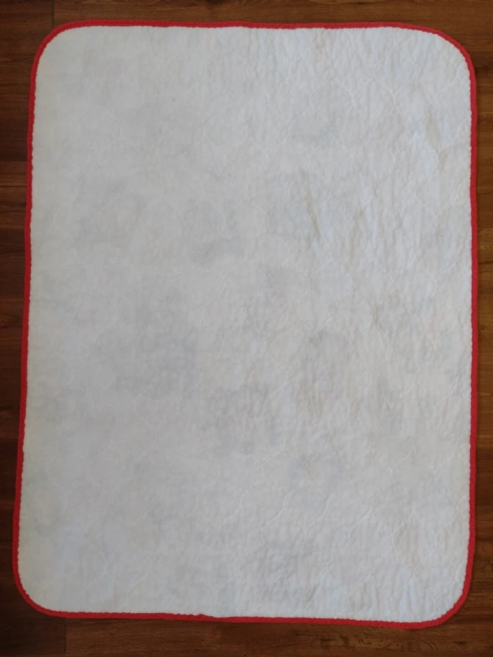 vtg Disney Mickey Minne Mouse Daffy Pluto Quilt Handmade Single Side 39x50.5 in. - Image 2 of 4