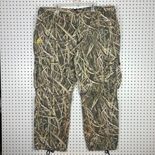 Vintage Mossy Oak Grass Lands Camo Pants Size XXL 44x32 Tactical Hunting Y2K Men