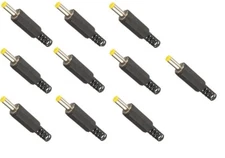 10 pcs 1.7mm x 4.0mm Male DC Power Plug Socket Jack Connector