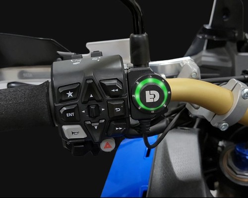 Denali DialDim Lichtsteuerung schwarz für Kawasaki KLR 650 Gen3 2022 - 2023 - Bild 6 von 6