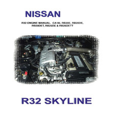 Repair manual for Nissan R32  CA18i RB20E RB20DE RB20DET RB25DE On Memory Stick
