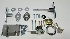 GARAGE DOOR T-HANDLE ASSEMBLY & KEYED DEAD BOLT CYLINDER LOCK KEY