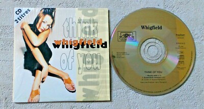 CD AUDIO MUSIQUE / WHIGFIELD ''THINK OF YOU'' CD SINGLE PROMO 2T CARD SLEEVE 1995