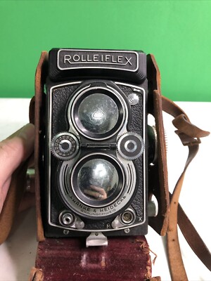 Vintage Rolleiflex Camera W/ Case Franke & Heidecke Vintage Rolleiflex Camera W/ Case Franke & Heidecke