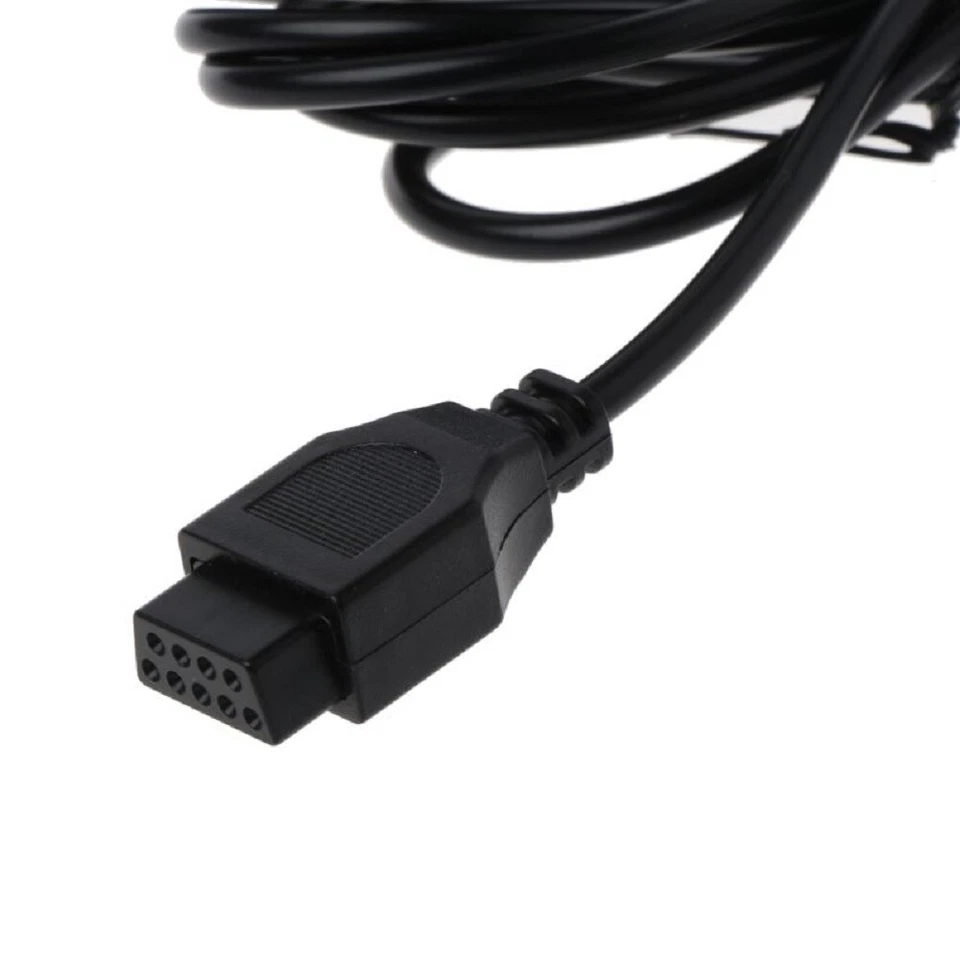 2Pcs Black Joystick Controllers with 1.8m Cable for Atari 2600 Console Joy Stick - Image 3 of 4
