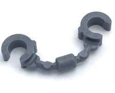 Lego New Dark Bluish Gray Minifigure Utensil Handcuffs Police Part
