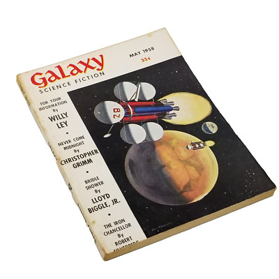 Galaxy Science Fiction   May 1958   Robert Silverberg, Willy Ley, Lloyd Biggle