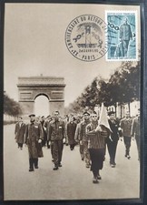 CARTE PREMIER JOUR 1965 TIMBRE RETOUR DES DÉPORTÉS PARIS N° 1447 FDC