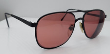 Vintage Zimco Benz Black Pilot Metal Sunglasses Korea FRAMES ONLY