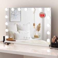 Hollywood Mirror Vanity Make Up Mirror with 15 Lights LED Dressing Table Mirror