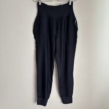 Old Navy Active Leggings Joggers Womens S Black Power Soft High Rise Go-Dry 7/8