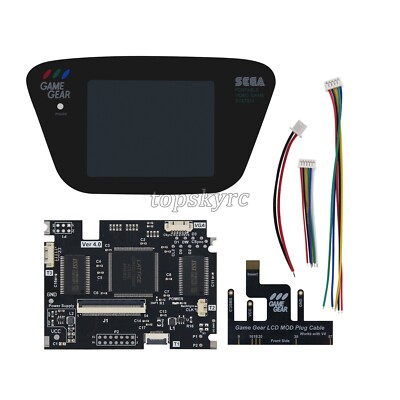Game Gear OGS Screen MOD Kit for SEGA GG Adjustable Brightness w/Driver Board