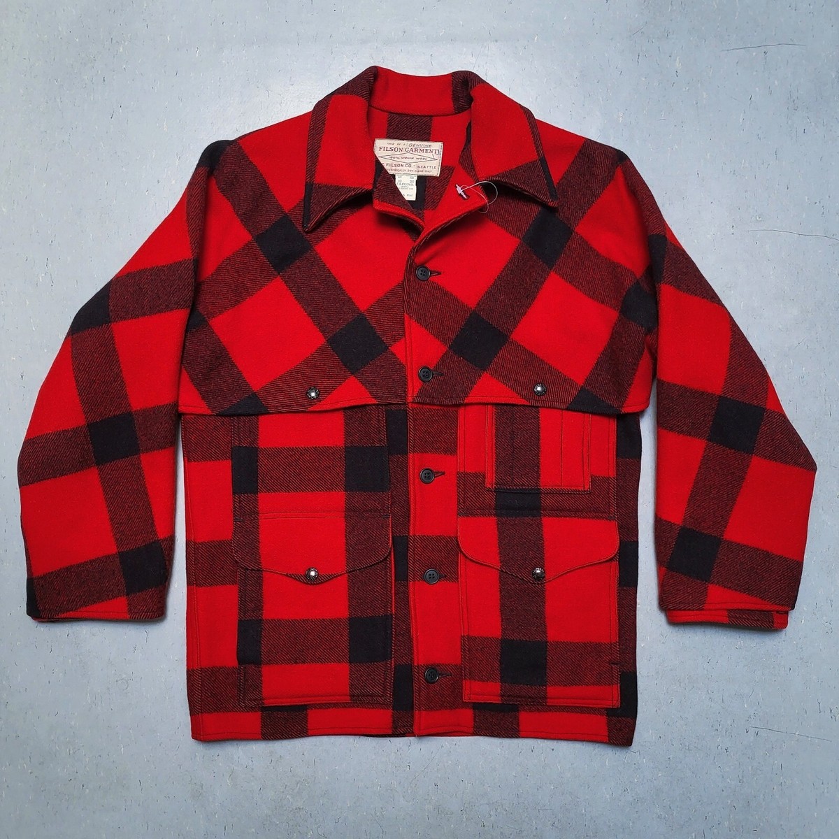 made inUSA filson double mackinaw jkt 38 Vtg CC FILSON DOUBLE