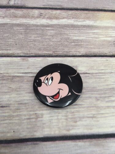 Vintage Retired Mickey Mouse Button Pin Walt Disney 1.75"  - Picture 1 of 4