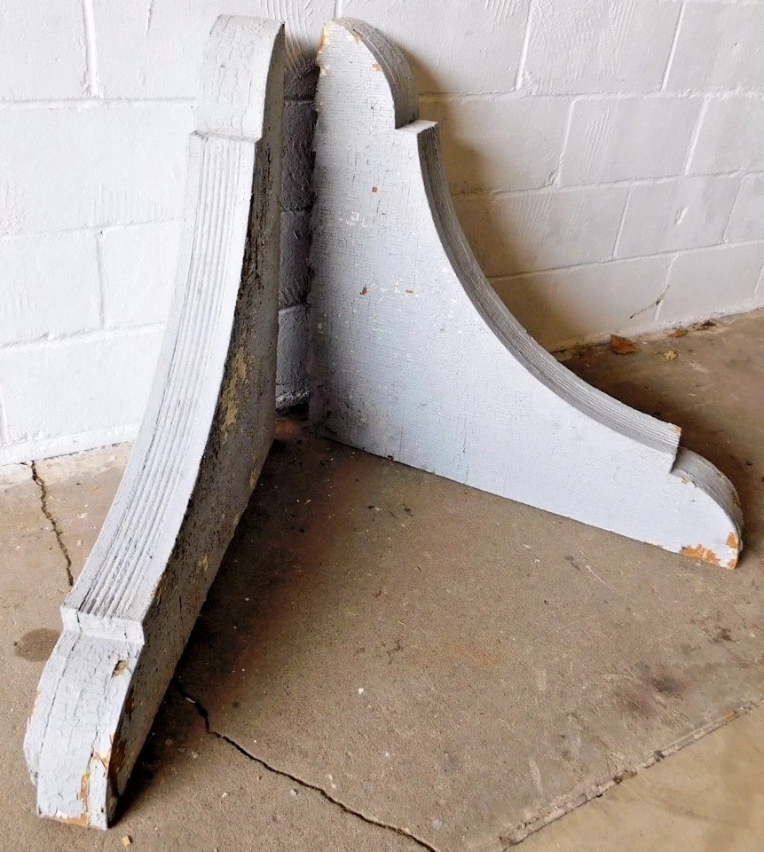 CORMBELES/SOPORTES Madera Años 1800 Diseño Cuentas Muy Grandes Estilo VICTORIANO ORNAMENTADO Foto 4 de 4