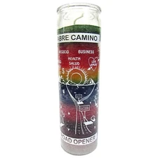 Veladora Abre Camino 7 Colores / Road Opener 7-Day 7-Color Candle