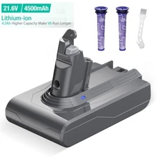 4500mAh Battery For Dyson V6 Replacement Li-ion Animal SV09 DC58 DC59 DC62 US