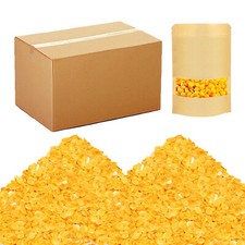 Organic Yellow Beeswax Pellets Pure Bee Wax No Add Easy Melt Beewax UK