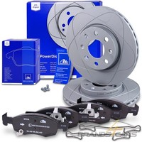 ATE Powerdisc Bremsscheiben Ø257 +BelÄGe Vorne FÜR Opel Corsa E RPO JQ3