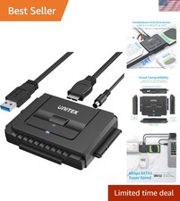 USB 3.0 IDE/SATA Adapter, Dual-Drive, for 2.5/3.5" HDD/SSD Simultaneous 1 I...