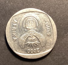 SOUTH AFRICA 1 RAND COIN 2000 - CIRCULATED