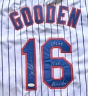 DWIGHT GOODEN SIGNED METS STAT BASEBALL JERSEY JSA COA 1986 WORLD SERIES CHAMPS.