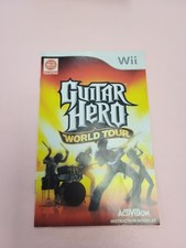 Guitar Hero: World Tour Nintendo Wii, 2008 Manual Only