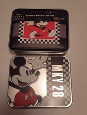 Portefeuille Disney Mickey Mouse bi-pliable en étain MKY 28