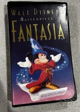 Walt Disney Masterpiece Fantasia VHS NTSC Animation Mickey Mouse English