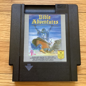 BIBLE ADVENTURES CIB w/ manual & box for Nintendo NES (1991), TESTED & WORKS!