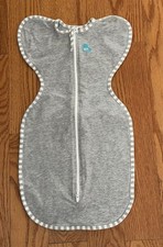 Baby Love To Dream Swaddle Up Sleep Bag Grey Newborn 1.0 Tog MINT
