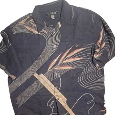 TORI RICHARDS vintage Aloha shirt hawaiian shirt VINTAGE 75 silk blend 2XL MENS