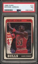 1988 Fleer #17 Michael Jordan PSA 7