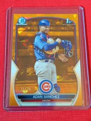 2023 Bowman Chrome Sapphire Edition Prospects Orange /75 Adan Sanchez #BCP-219