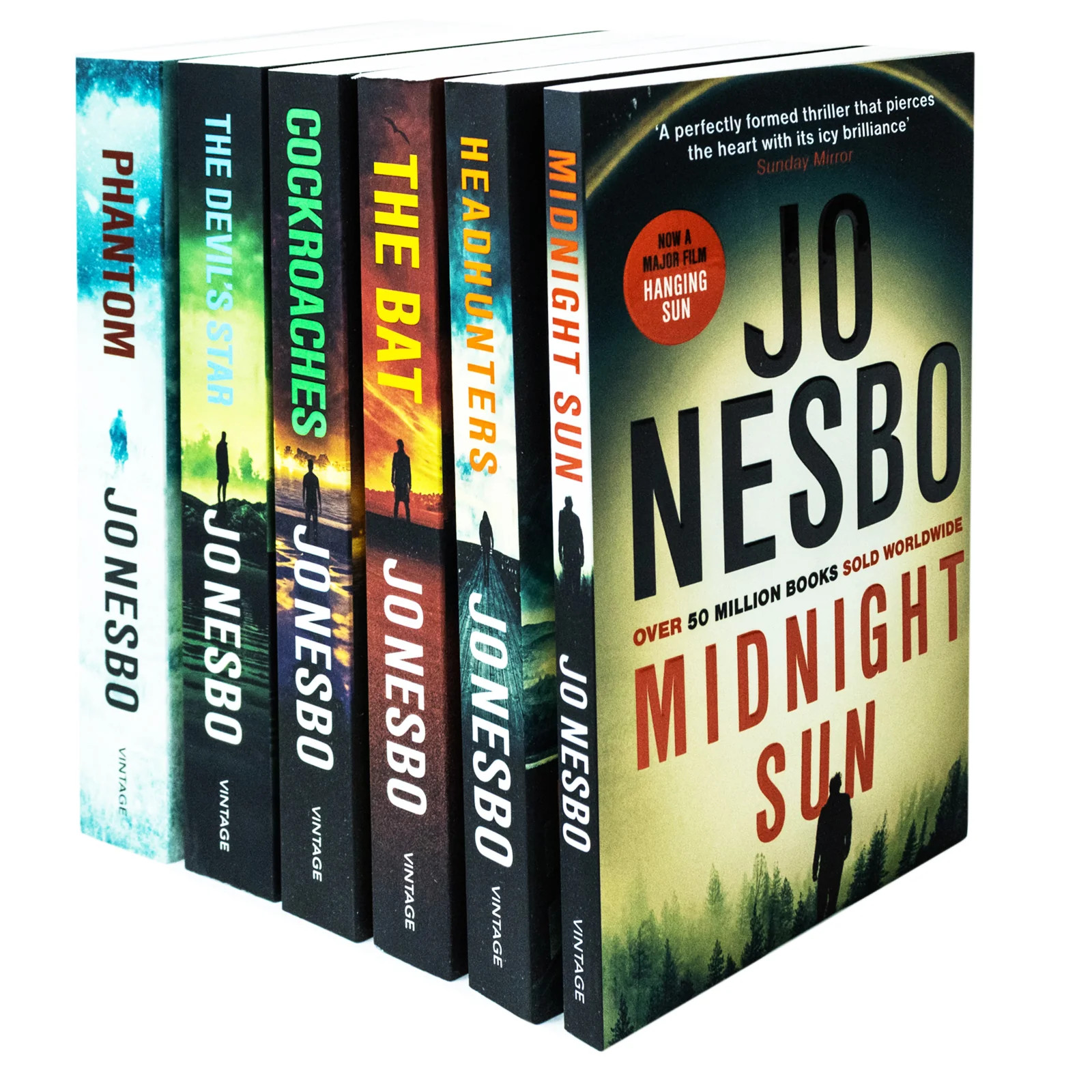 Jo Nesbo 6 Books Collection Set (The Bat, Headhunters, Cockroaches, T | Jo Nesbo