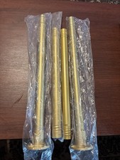 30-76 Inch Shower Curtain Rod Adjustable Tension Stainless Steel No Drill Gold