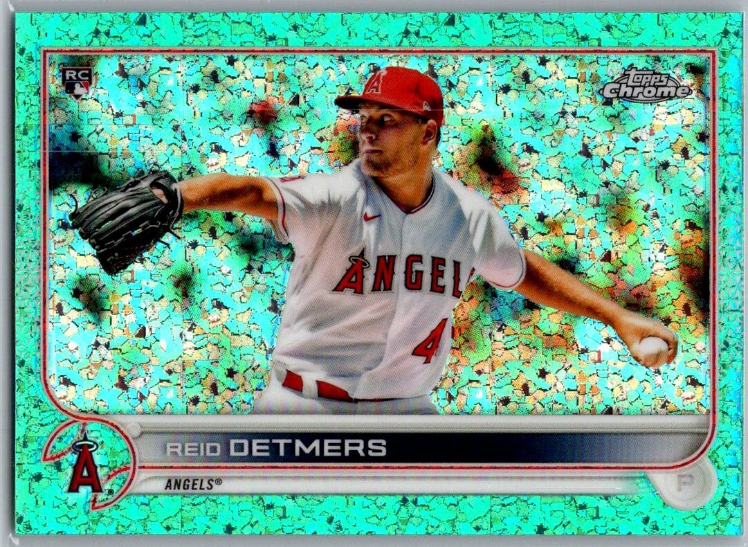 2022 Topps Chrome Rookie RC Aqua Mini Diamond Refractor /199 Reid Detmers #79