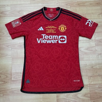Herren Adidas Manchester United 2024 FA Cup Finale Shirt Heatrdy Fernandes Medium