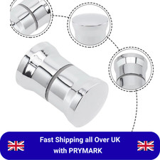 Chrome Shower Door Handle Knob For Shower Enclosures Glass Door Handles UK