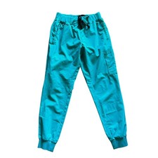 MedGear Scrub Pants Jogger Teal Medical Workwear Elastic Waist Size M